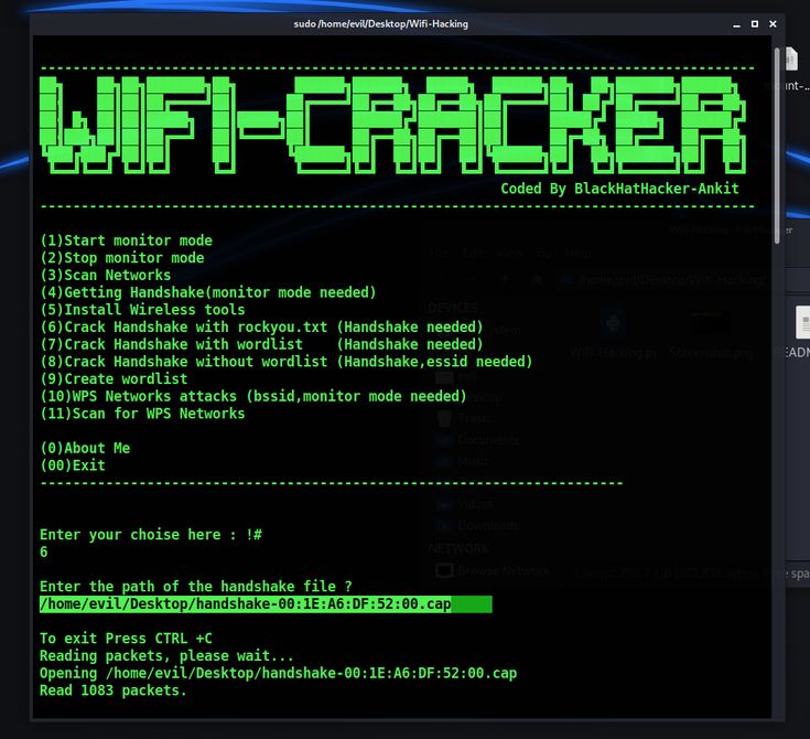 Wi-Fi cracking tools